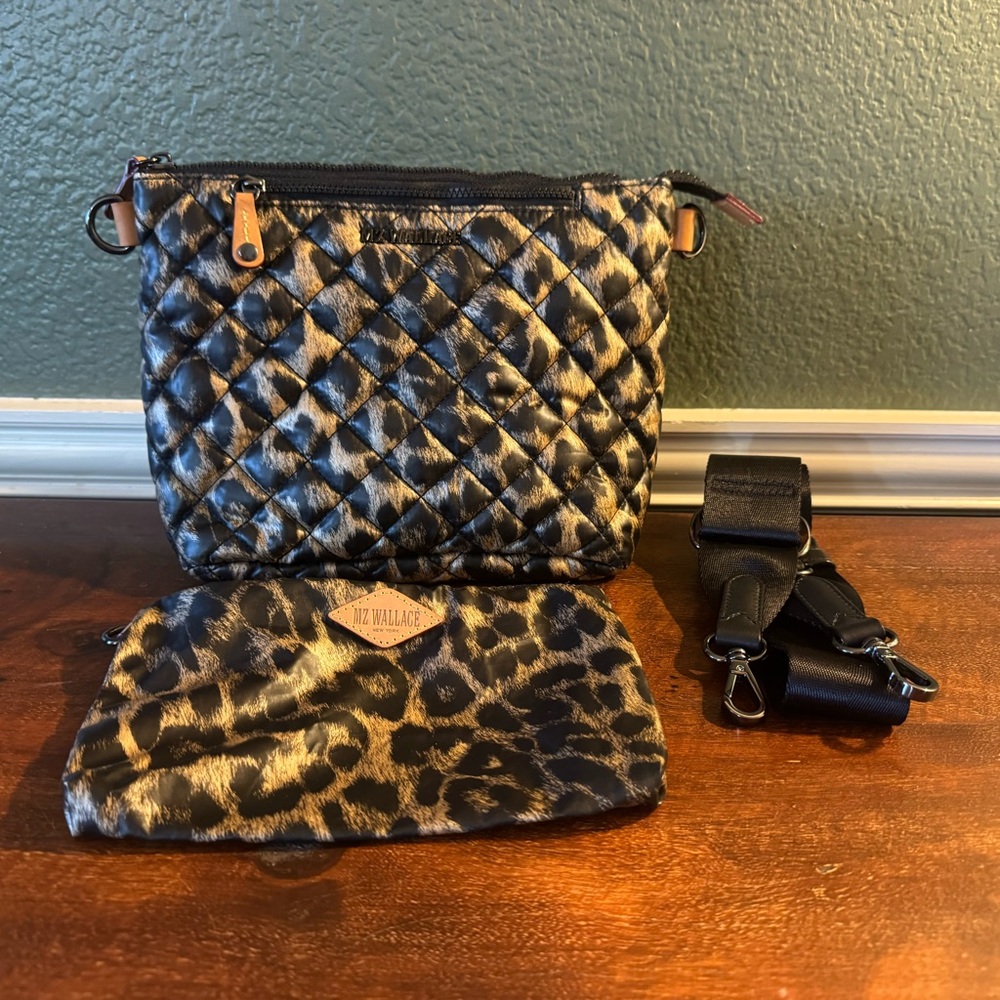 MZ Wallace Animal print Original  Scout Crossbody Bag